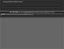 Tablet Screenshot of lazonainformatica.com
